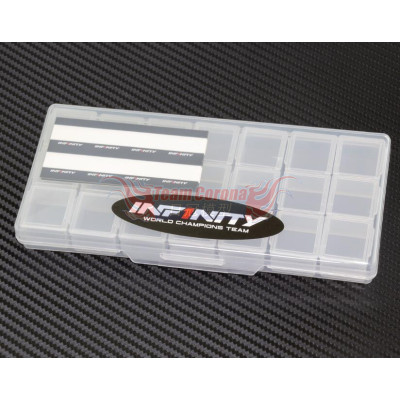 INFINITY A0079 -  SMALL PLASTIC PARTS CASE (3 Compartments /7pcs)